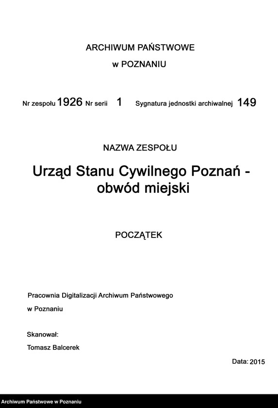 Obraz 3 z jednostki "Księga urodzeń t. III"