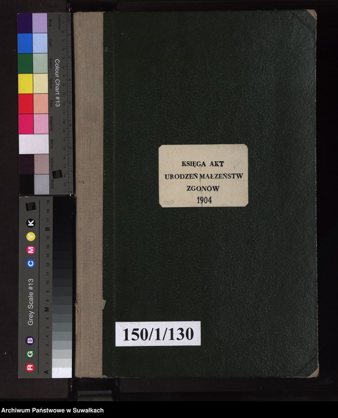 image.from.unit.number "Księga akt urodzeń, małżeństw, zgonów 1904 r."