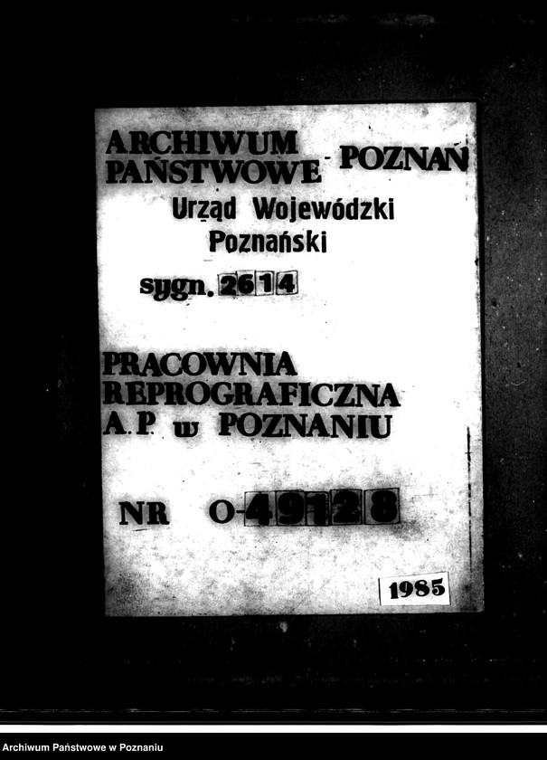 Obraz 12 z jednostki "Majątek Jankowo powiatu mogileńskiego przymusowy wykup"