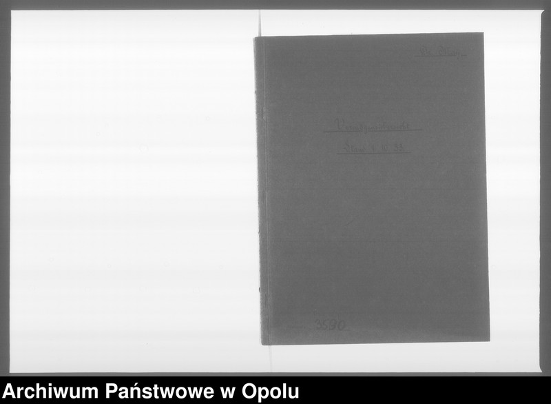Obraz 4 z jednostki "Vermögensübersicht Stand 1. 10. 33."