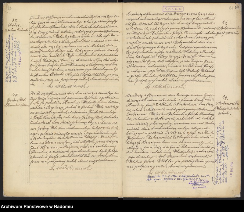 image.from.unit.number "Urząd Stanu Cywilnego w Głowaczowie Akta urodzeń, małżeństw, zgonów 1918 rok"