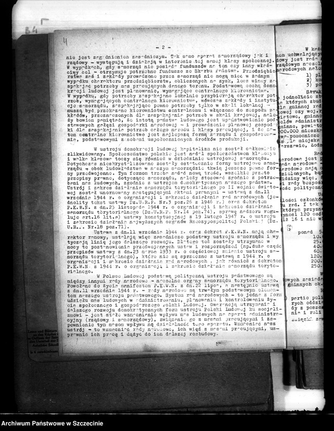 image.from.unit.number "Organizacja i sprawozdania Biura Prezydialnego Wojewódzkiej Rady Narodowej w Szczecinie"