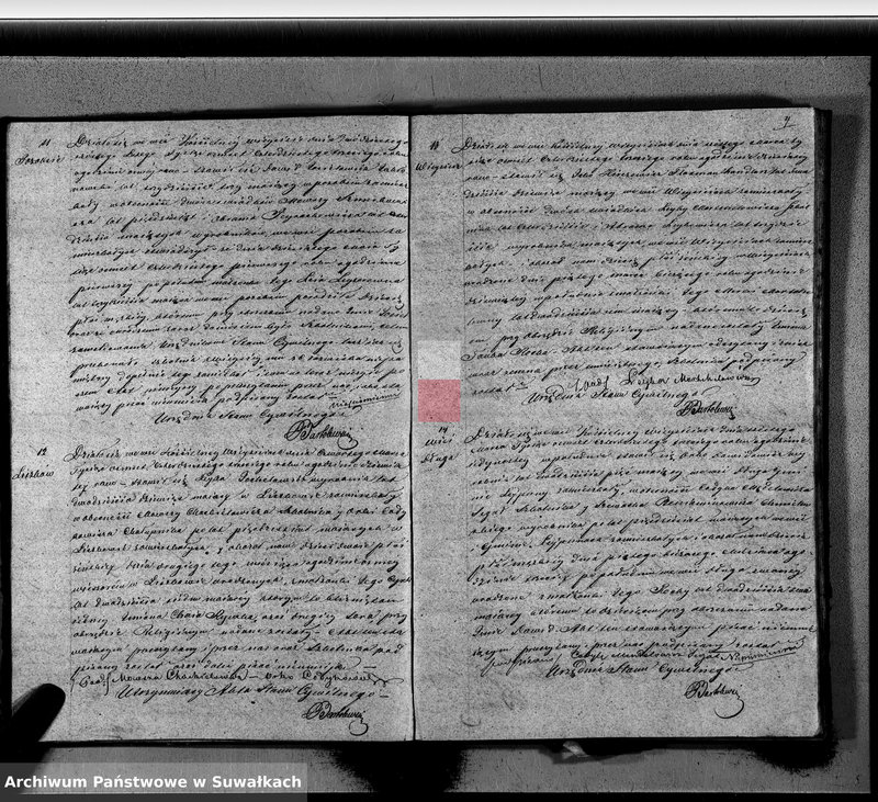 image.from.unit.number "Duplikat Akt Stanu Cywilnego Wyznania Starozakonnych Okręgu Wiejsieie z roku 1843"