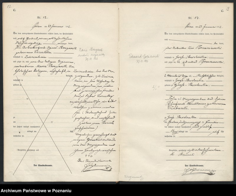Obraz 9 z jednostki "Księga miejscowa zgonów [Rejestr główny zgonów]"