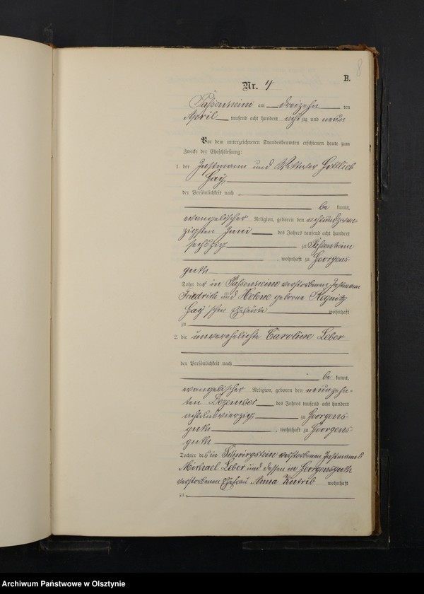 image.from.unit.number "Heiraths-Haupt-Register Nr 1 - 40"