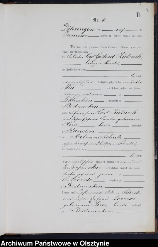 image.from.unit.number "Heiraths-Neben-Register Nr 1 - 22"