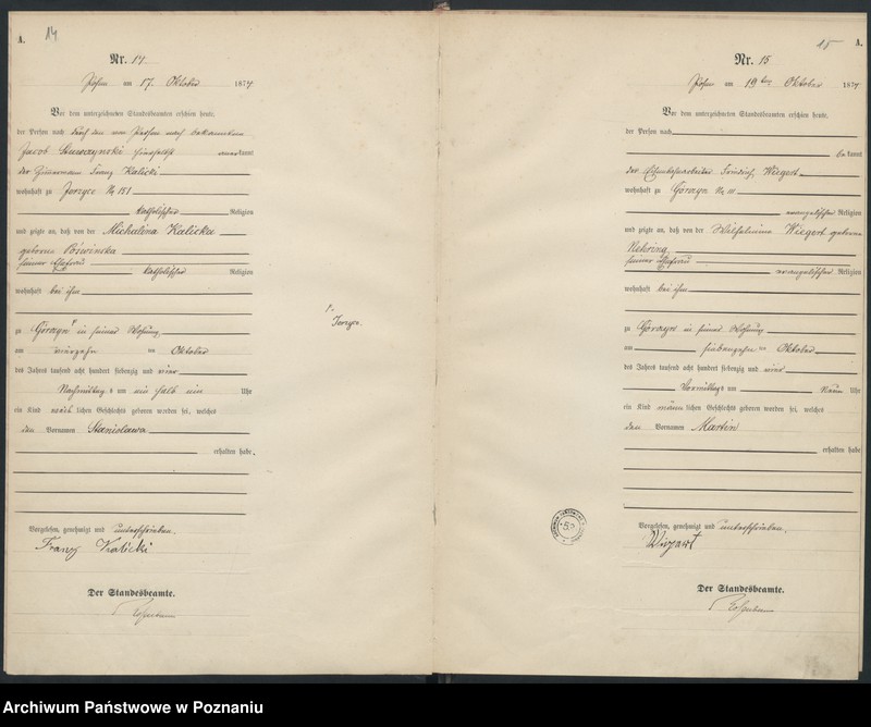 Obraz 10 z jednostki "Księga urodzeń"