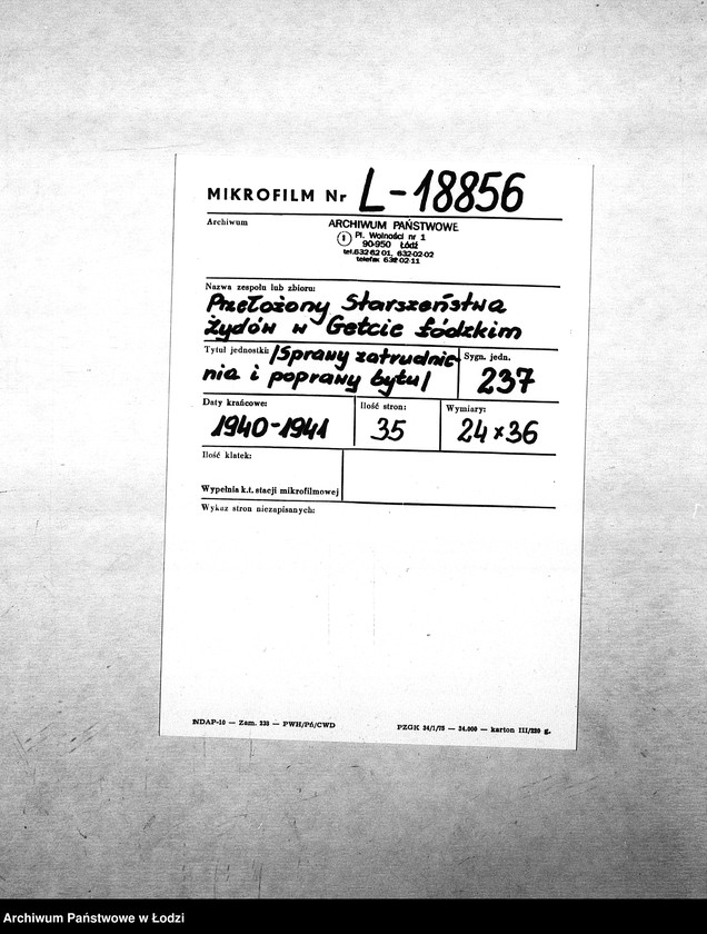 Obraz 2 z jednostki "[Sprawy zatrudnienia i poprawy bytu]"