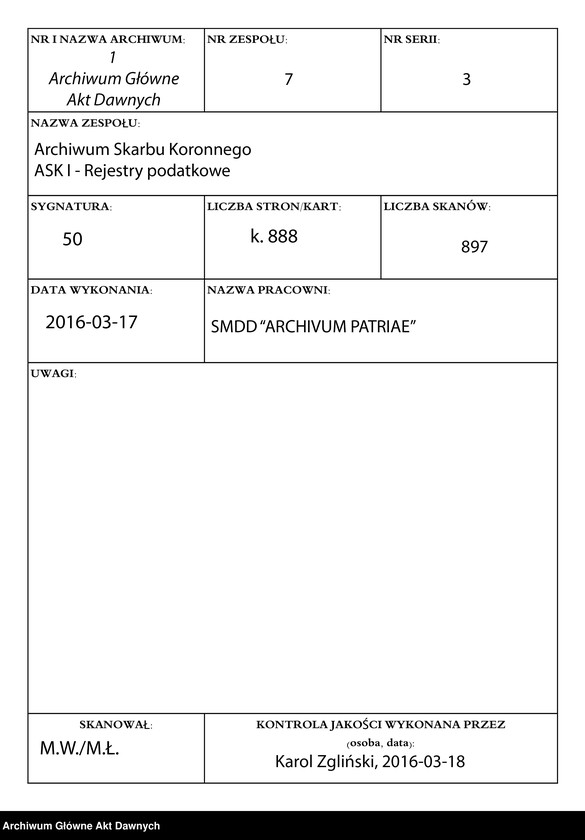 image.from.unit.number "[Rachunki, inwentarze, rejestry podymnego i poborowe woj. sandomierskiego i inowrocławskiego]."