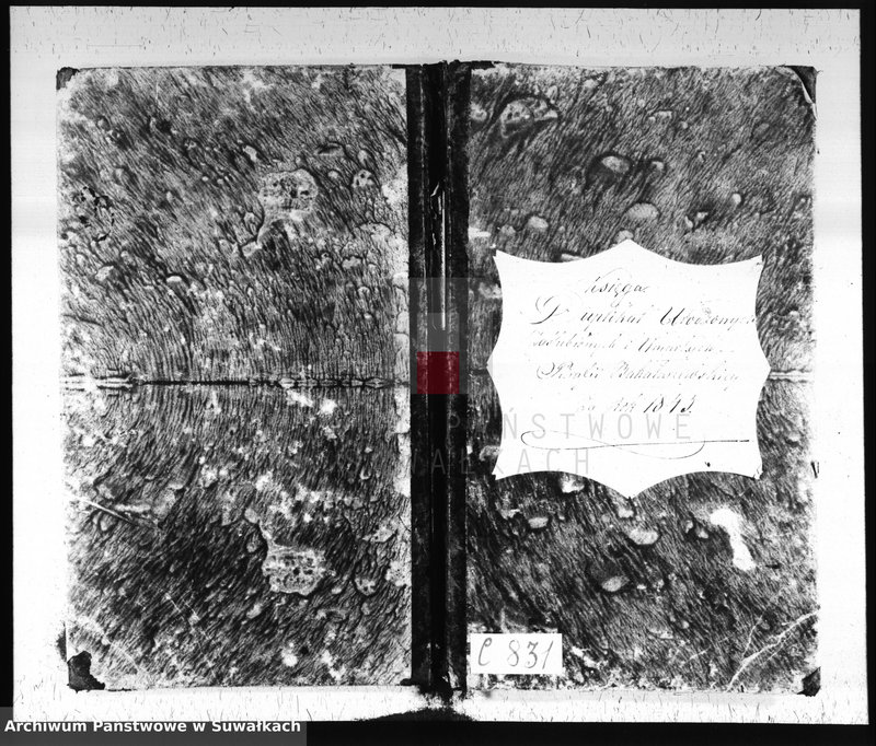 Obraz 4 z jednostki "Księga Duplikat Urodzonych Zaślubionych i Umarłych Parafii Bakałarzewskiey za Rok 1843"