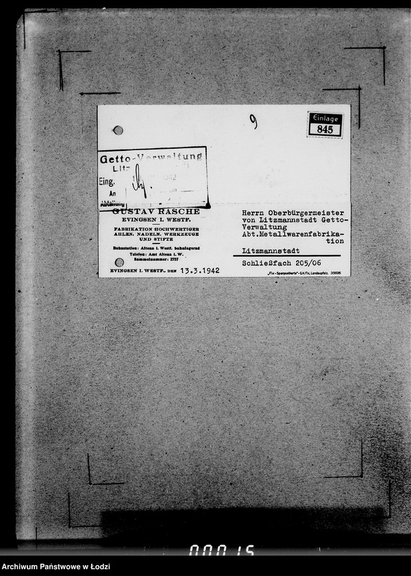 Obraz 13 z jednostki "339 Filztiefel R.[Korespondencja i zamówienia]"