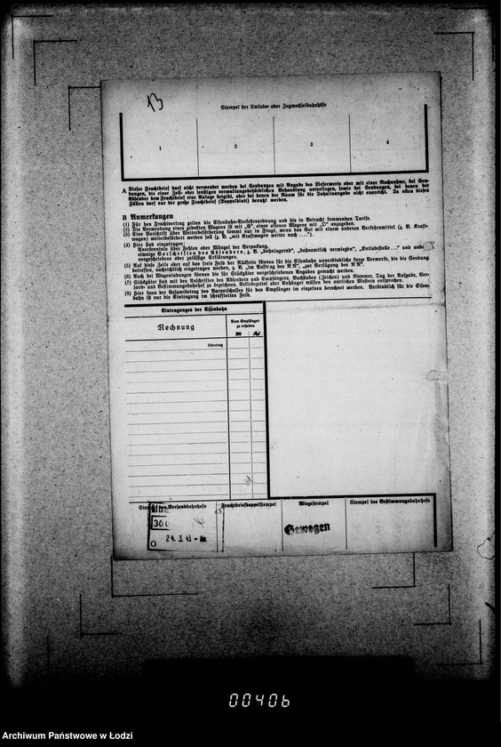 Obraz 17 z jednostki "Frachtbriefe doppel einige Ausgang 1838-2948"
