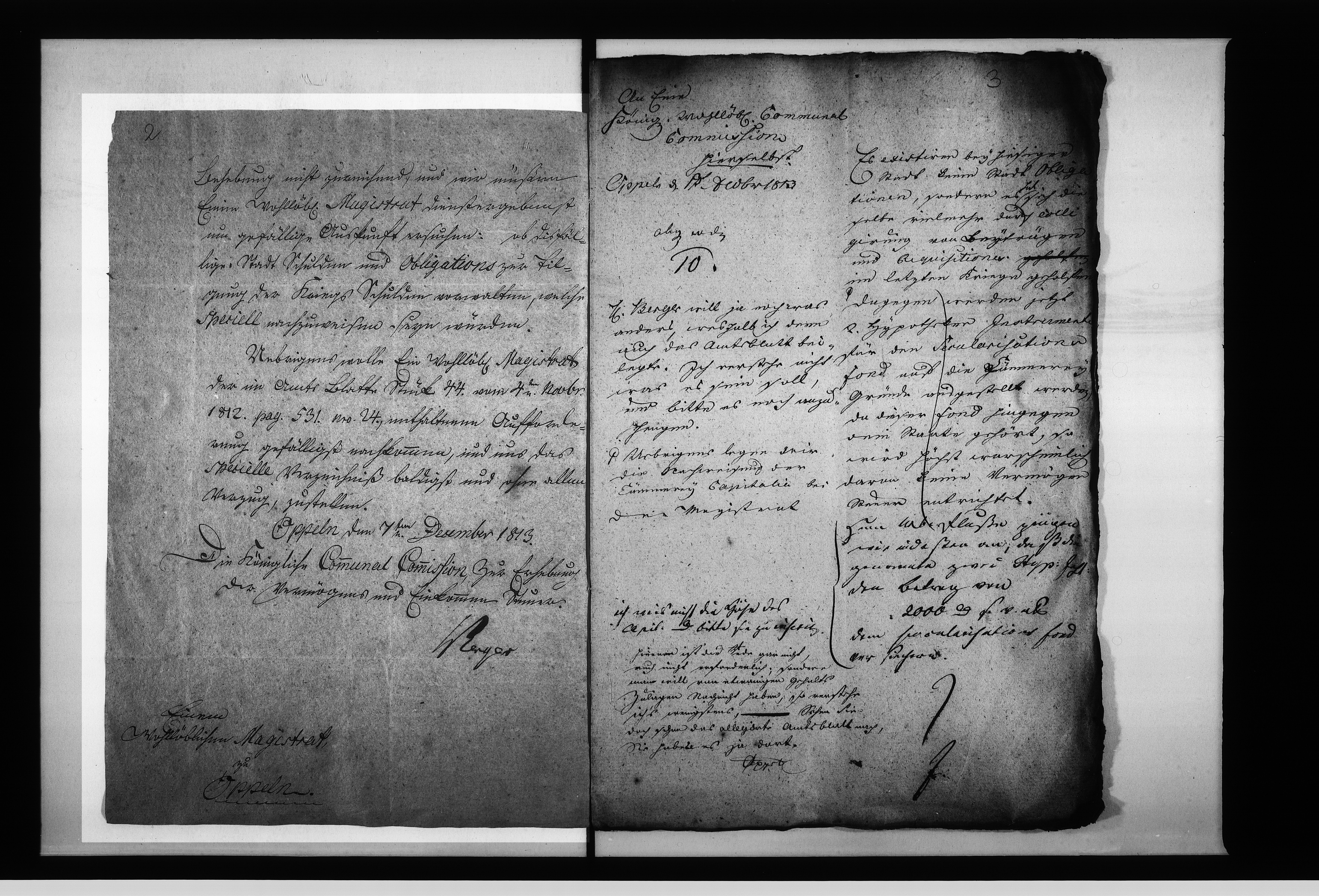 Obraz 7 z jednostki "Acta Generaliades Magistrats zu Oppeln von Beytreibung der Vermögens und Einkommens Steuer-Reste bey der Stadt Oppeln Vol. I de anno 1814"