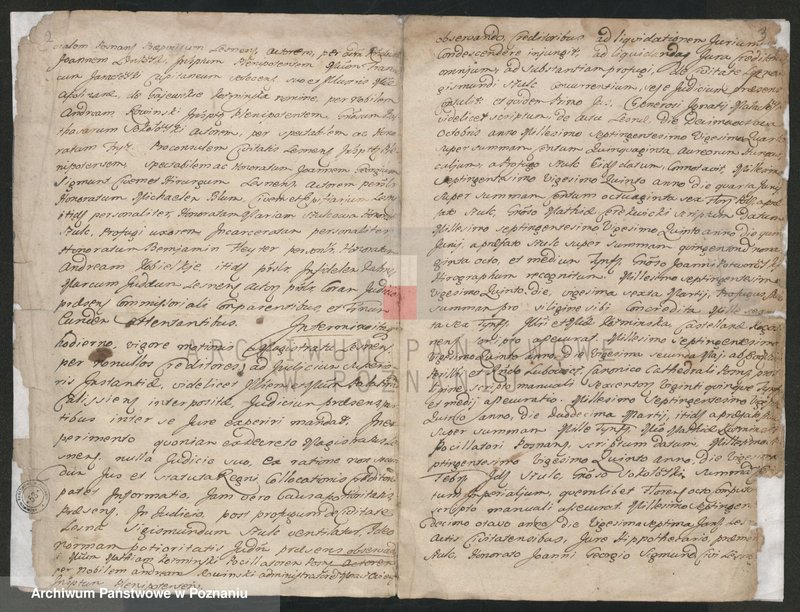 Obraz 4 z jednostki "Dekret specjalnej Komisji Królewskiej rozstrzygających sprawę wierzycieli dóbr ordynacji Sułkowskich; język łaciński"