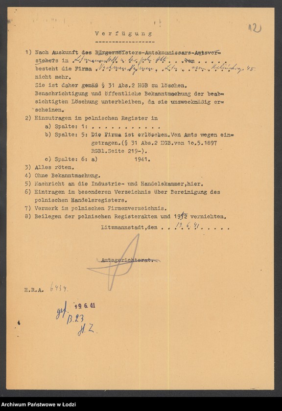 Obraz 14 z jednostki "Najman Nachman- sklep spożywczy i handel zbożem i mąką"