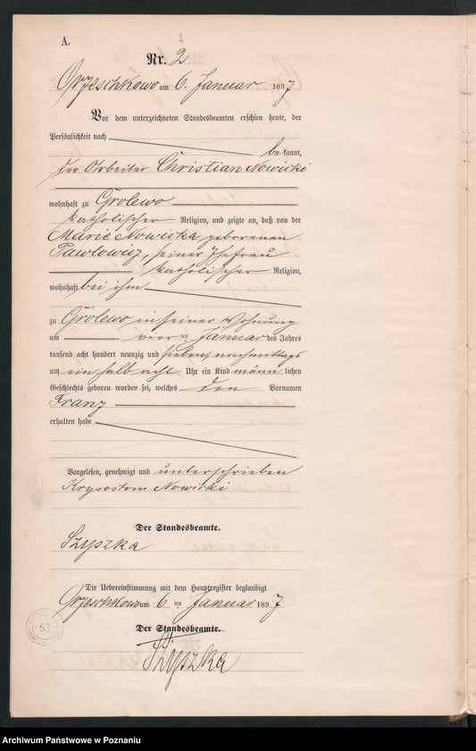 Obraz 5 z jednostki "Księga urodzeń"