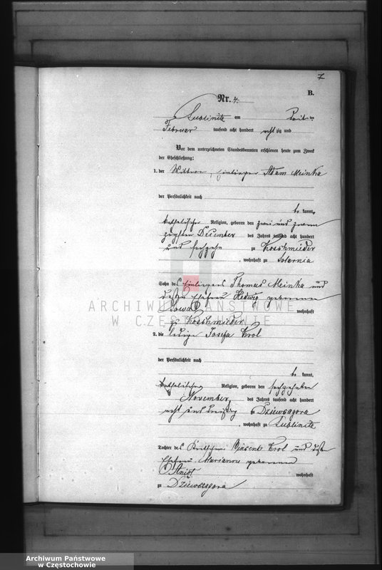image.from.unit.number "[Pierwopis aktów małżeństw z 1880 roku]."