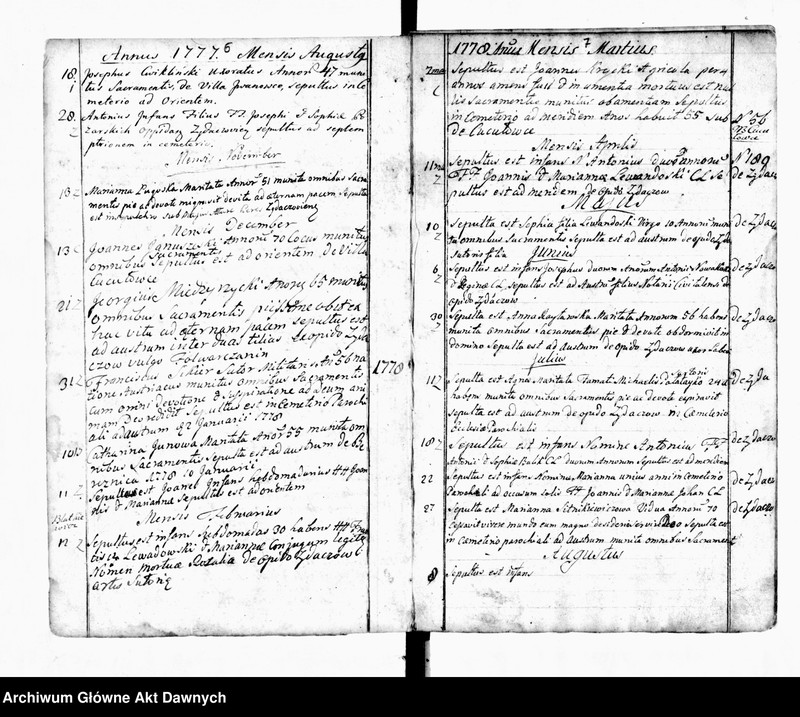 image.from.unit.number "Parafia: Żydaczów. Dekanat: Stryj. Księga metrykalna zgonów/pogrzebów dla całej parafii."