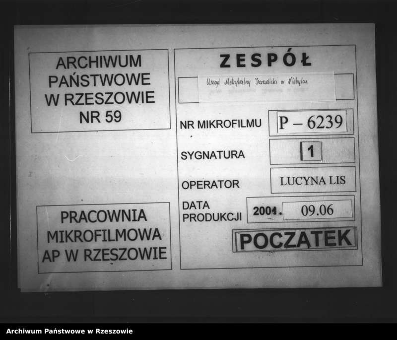 Obraz 1 z jednostki "Duplikat księgi urodzin izraelickiego okręgu metrykalnego w Niebylcu"