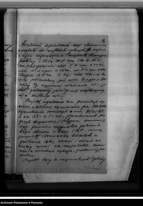 Obraz 20 z jednostki "Majątek Mieczownica powiat koniński wyłączenie obszarów leśnych w związku z wykonaniem reformy rolnej"