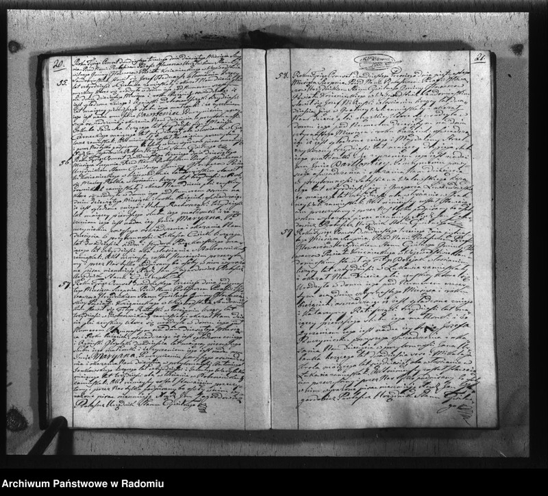 image.from.unit.number "Akta cywilne miasta Głowaczew na rok 1823"