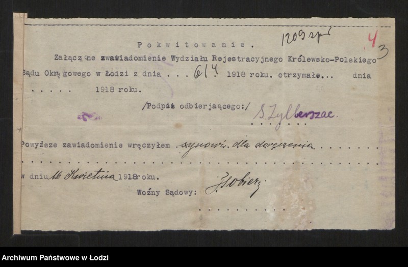 Obraz 5 z jednostki "Lejzer Silberschatz - sprzedaż towarów manufakturowych"