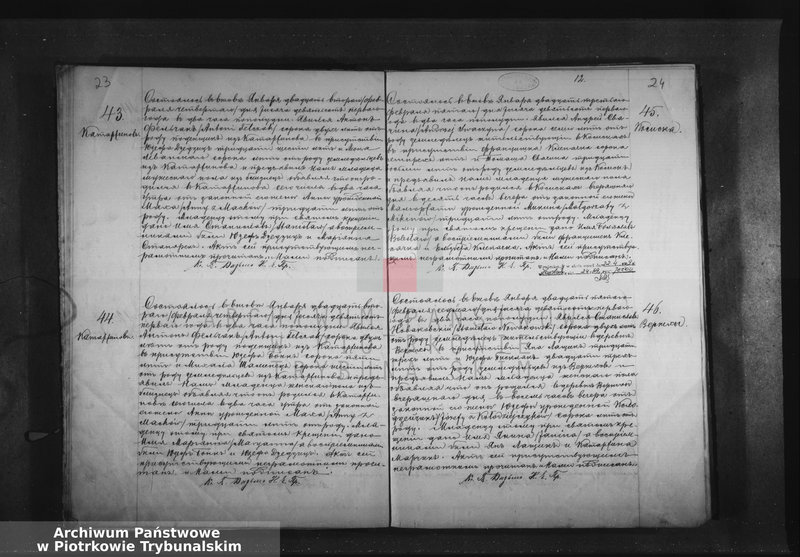 Obraz 16 z jednostki "[Księga Stanu Cywilnego urodzeń ,małżeństw, zgonów]"