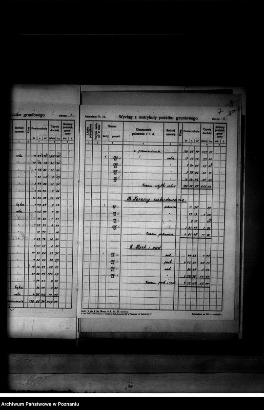 Obraz 11 z jednostki "Rejestr pomiarowy wyłączeń z art. 4 ustawy o wykonaniu reformy rolnej majątku Arongowo"