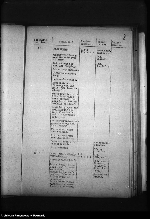 Obraz 12 z jednostki "Geschäftsverteilungsplan (urzędu namiestnika)"