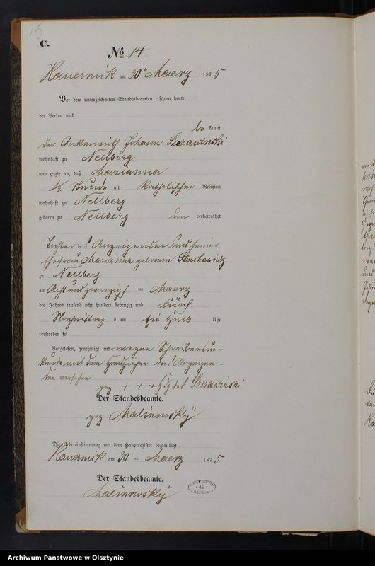 image.from.unit.number "Sterbe-Neben-Register Tom I,Nr 1 - 62"