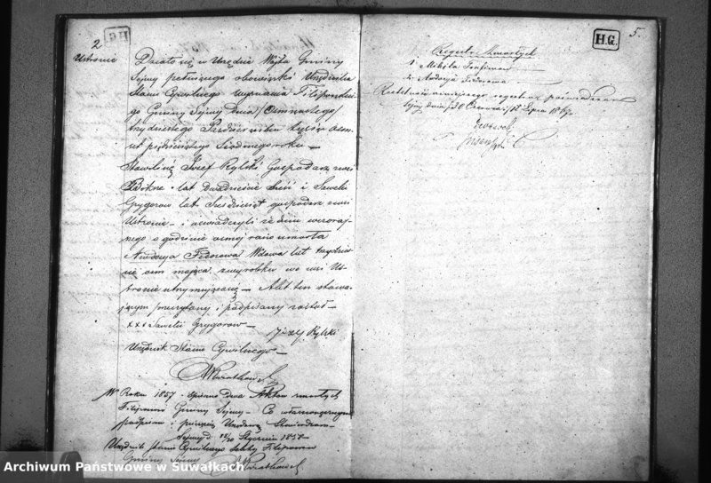 image.from.unit.number "Duplikat Akt Urodzonych, zmarłych i zaślubionych Filiponów w Gminie Sejwy Roku 1857"