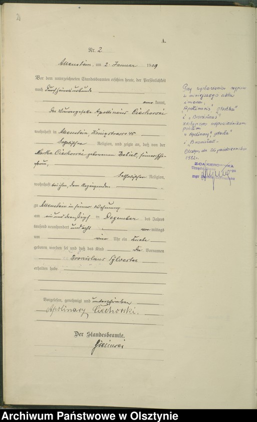 image.from.unit.number "Geburts-Haupt-Register Tom I , Nr 1-439"