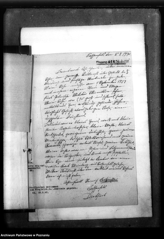 Obraz 9 z jednostki "Friedrich Wilhelm Kitzinger aus Sassenfeld Kreis Dietfurt (Żnin)"