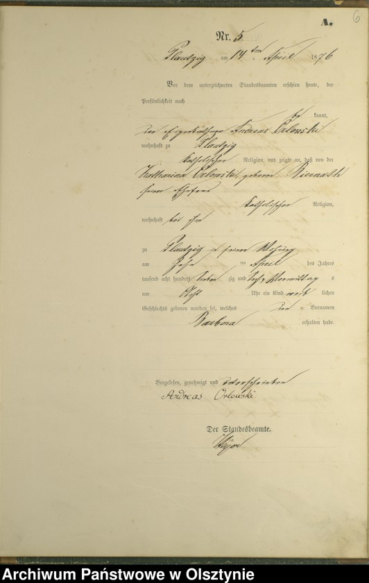 image.from.unit.number "Geburts-Haupt-Register Nr 1 - 21"