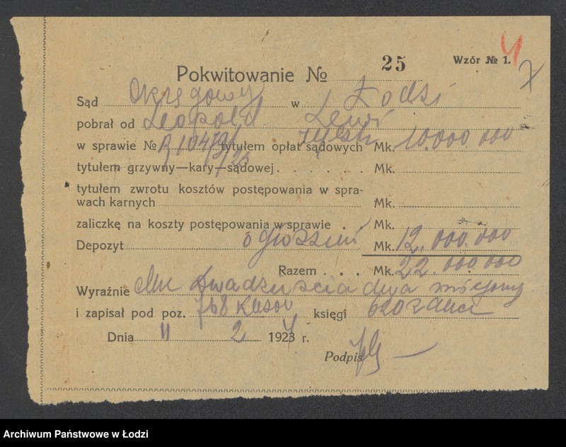 Obraz 9 z jednostki "Leopold Lewi – wiatrak"