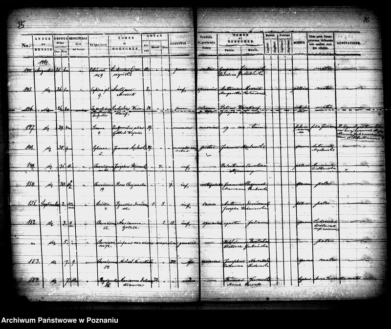Obraz 14 z jednostki "Księga zgonów"