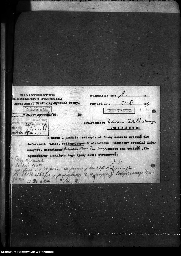 Obraz 6 z jednostki "Sprawy gospodarcze-ogólne Pisma i gazety"