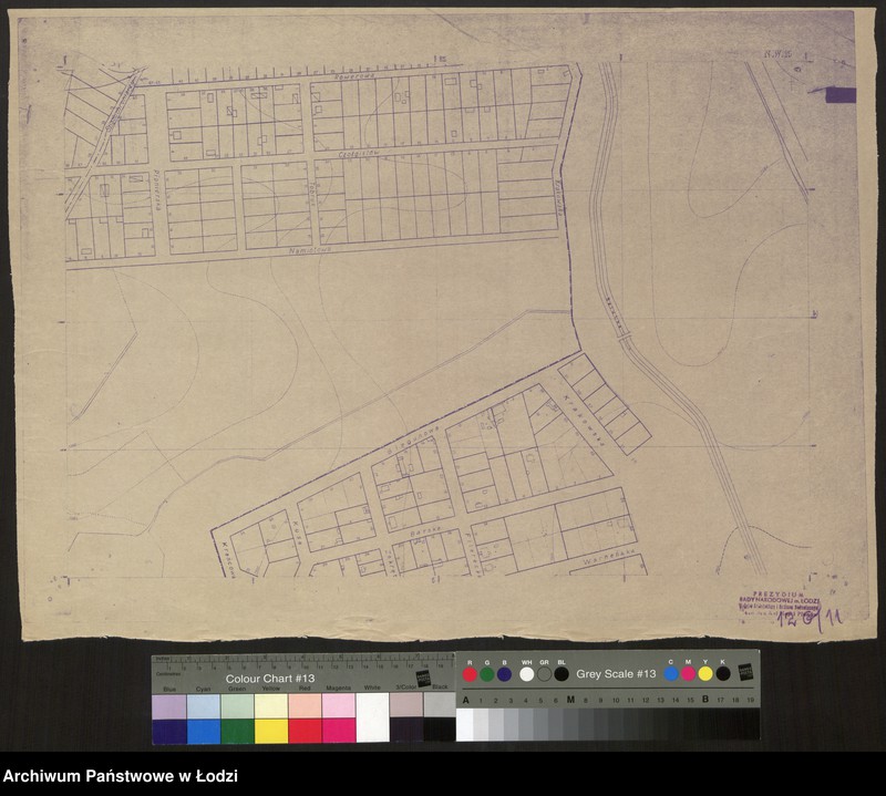 Obraz 1 z jednostki "Plan miasta Łodzi Sekcja NW 15"
