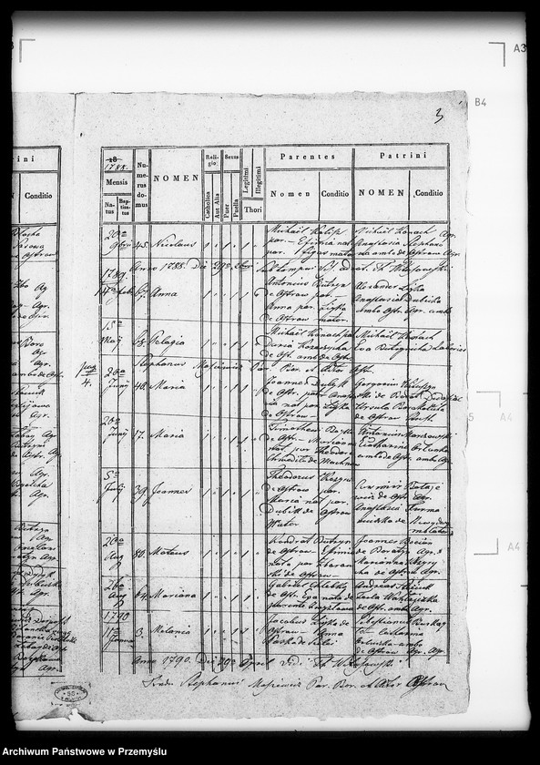 Obraz 7 z jednostki "[Kopie ksiąg metrykalnych parafii Boratyn z filią Ostrów (dekanat Bełz)]"