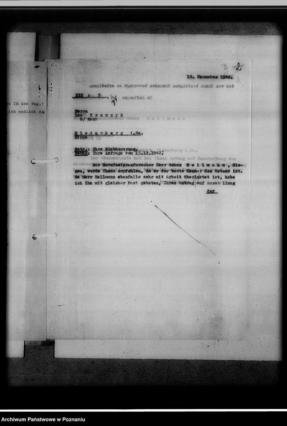 Obraz 7 z jednostki "Berufssippenforscher Oskar Hellmann, Glogau [Głogów]"