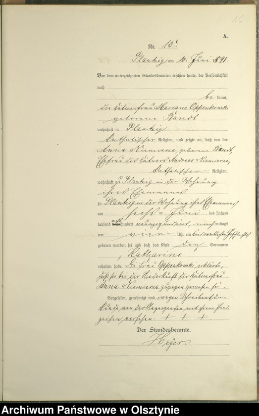 image.from.unit.number "Geburts-Haupt-Register Nr 1 - 46"