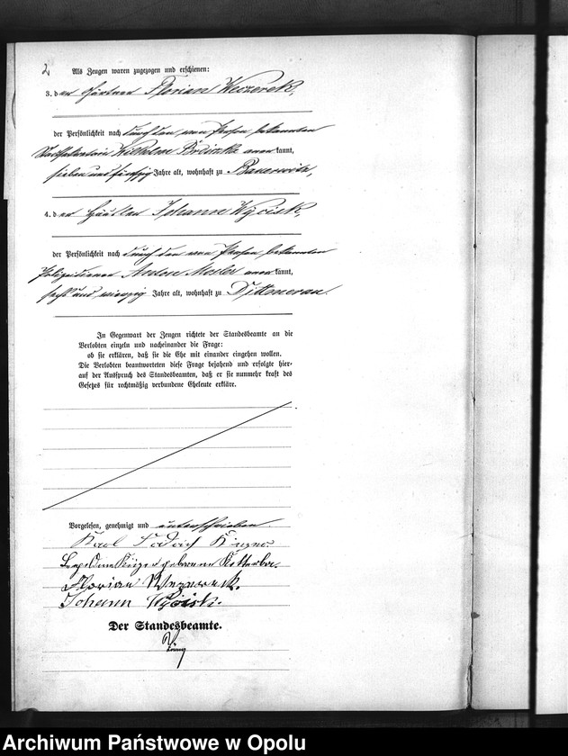 Obraz 5 z jednostki "Urząd Stanu Cywilnego w Baborowie. Ksiega małżeństw miejscowa rok 1883"