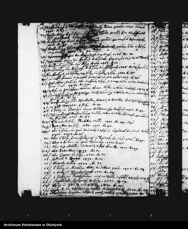 image.from.unit.number "Altes Repertorium der zwei Deutsch Eylauschen Amtsbücher und 5 Hackschiften"