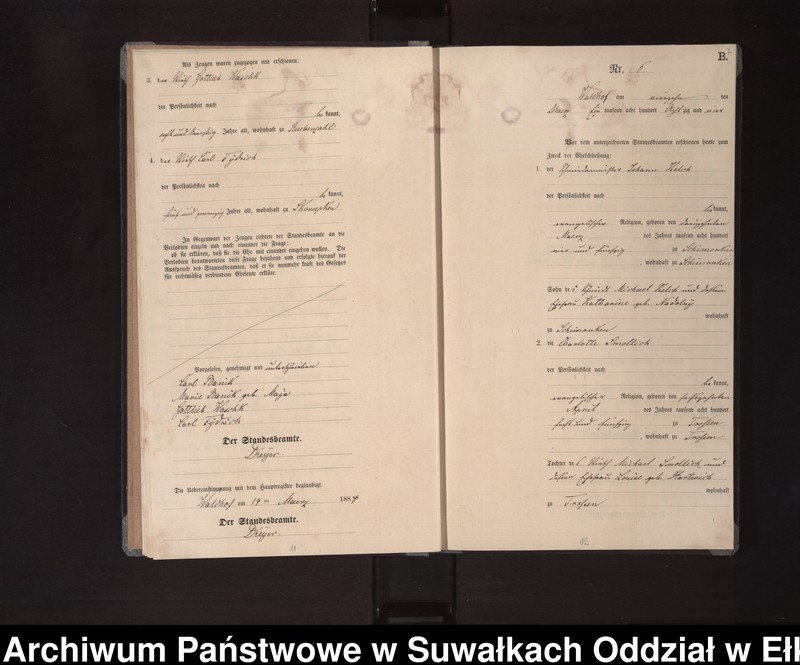 image.from.unit.number "Heiraths-Neben-Register des Königlichen Preussischen Standes-Amtes Orlen Kreis Loetzen"