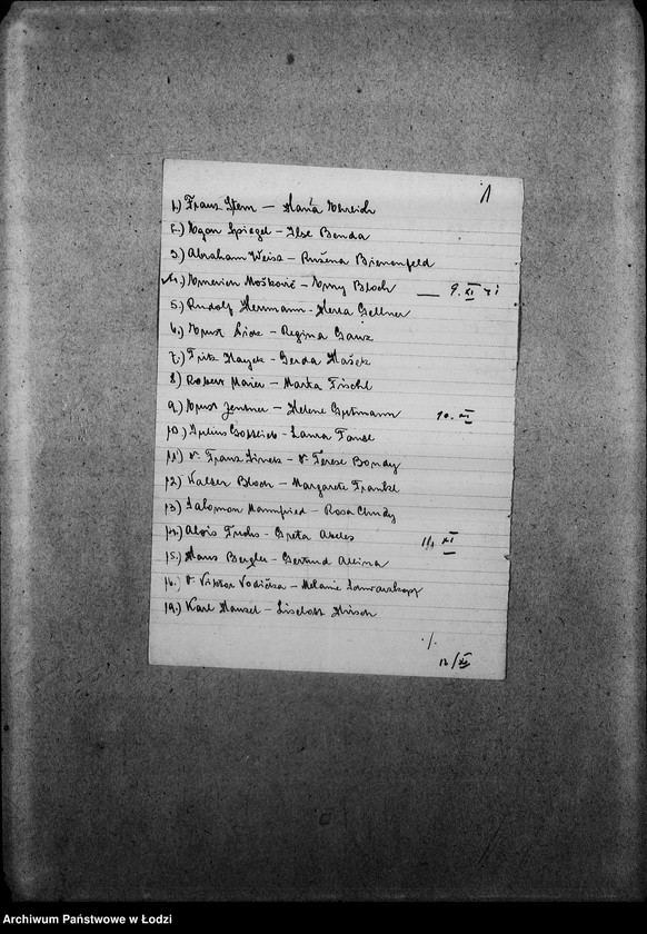 Obraz 4 z jednostki "[Imienne wykazy zaślubionych lub zaręczonych par]"