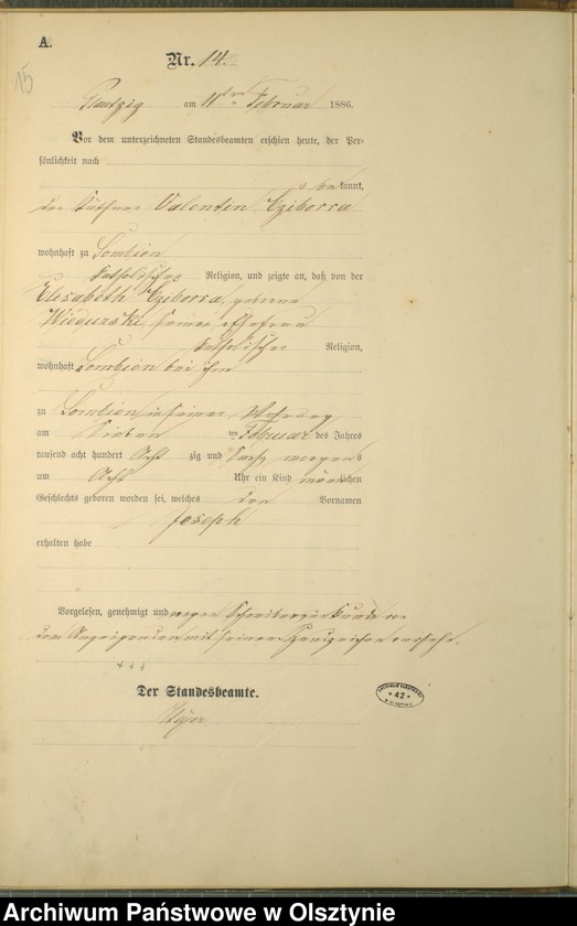 image.from.unit.number "Geburts-Haupt-Register Nr 1 - 49"