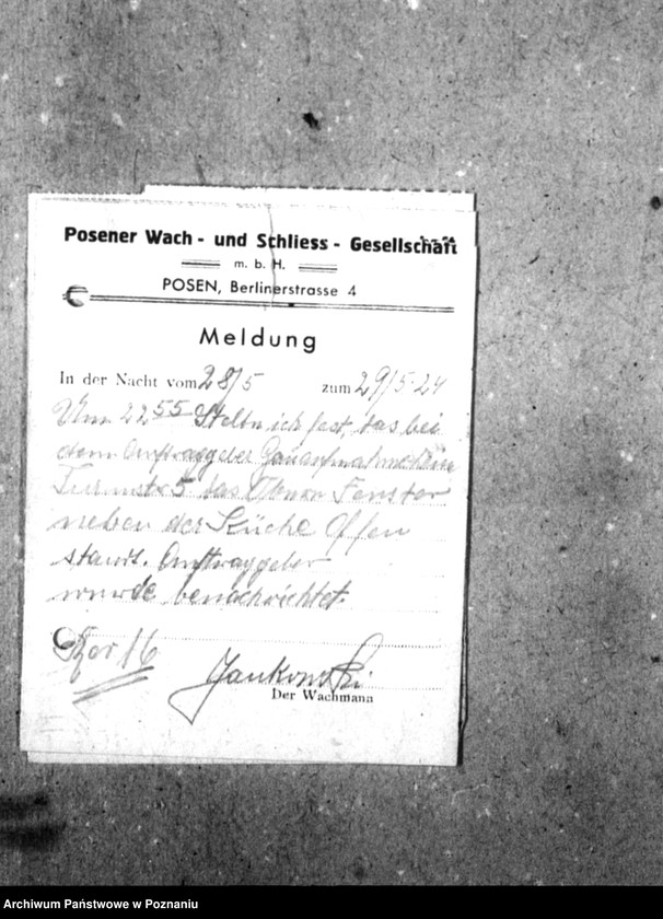 Obraz 13 z jednostki "[Korespondencja w sprawie strzeżenia obiektów Domu]."