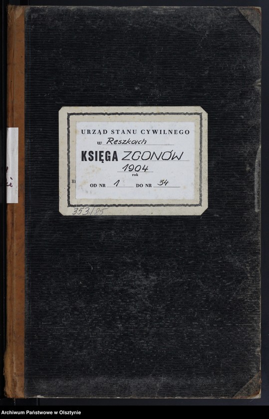 image.from.unit.number "Sterbe-Neben-Register Nr 1 - 34"