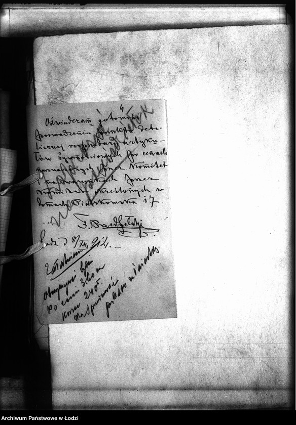 Obraz 9 z jednostki "Listy różnych do Sekcji Zaprowiantowania Miasta"