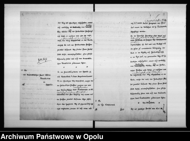 Obraz 11 z jednostki "Acta des Magistrats zu Oppeln betreffend den Weg zwischen dem Friedländer u[nd] Kandziora